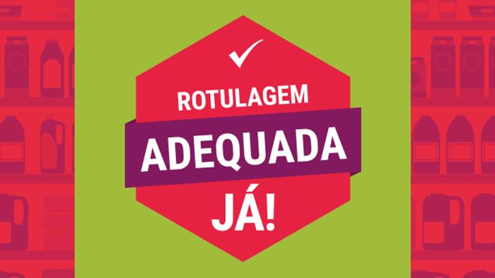 ROTULAGEM ADEQUADA JÃ! ROTULAGEM ADEQUADA JÃ!